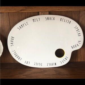 Rae Dunn Artist Palette Cutting Board Charcuterie Cheese Platter